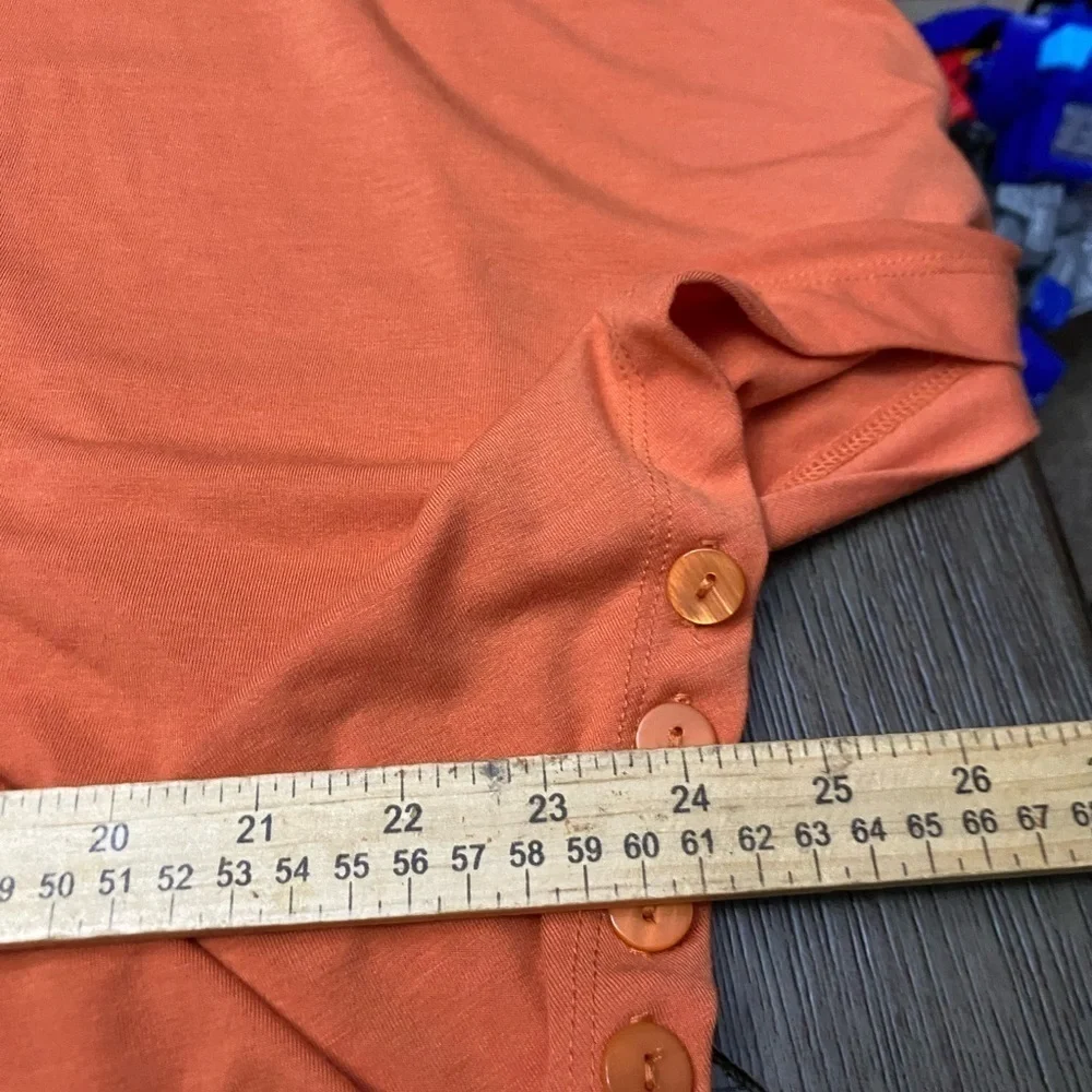 SERENA WILLIAMS Signature Statement S Butterfly Sleeve Orange Drape or Jacket